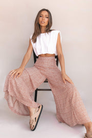 Lessie Pants - Blush  Bottom clothes, High waisted wide leg pants, Womens  pants details