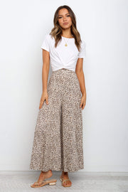 Archie High Waisted Tailored Pants - Beige - Petal & Pup USA