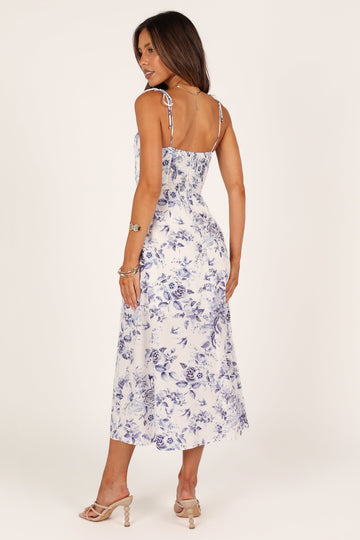 Azelia Dress - Blue Floral - Petal & Pup USA