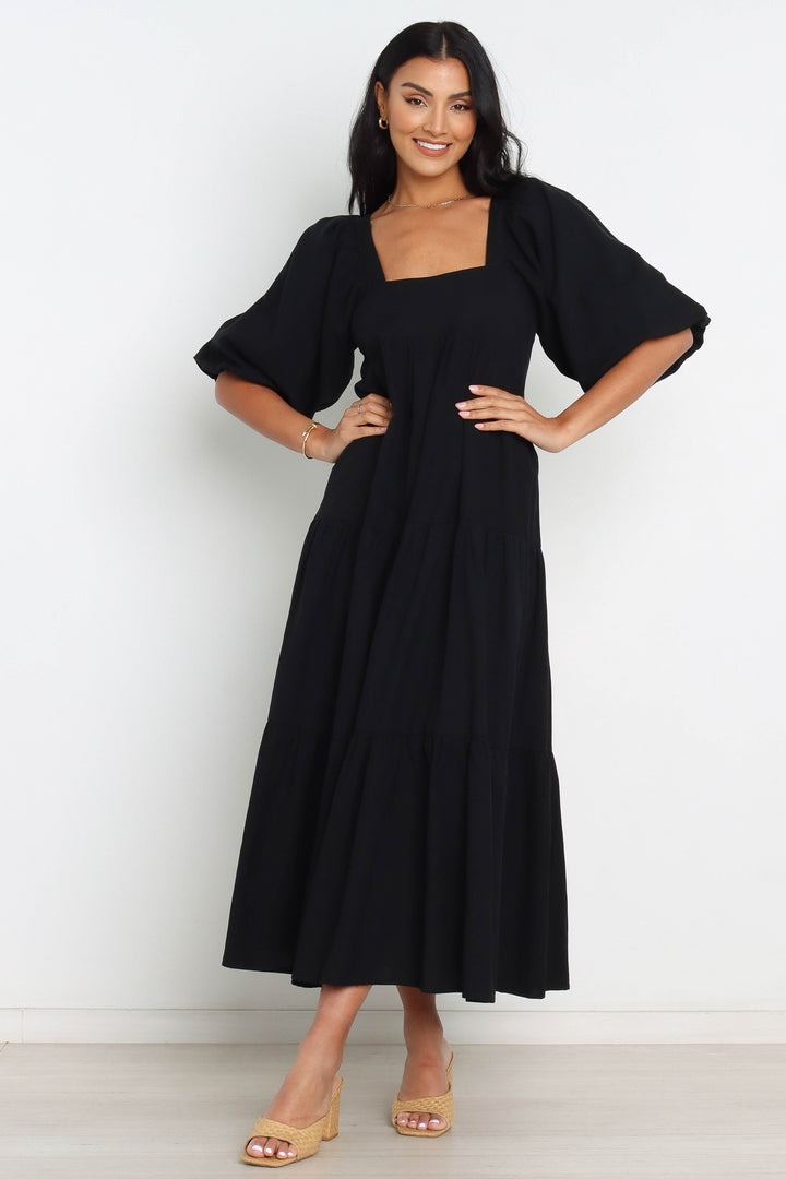 BERNADETTE DRESS - BLACK