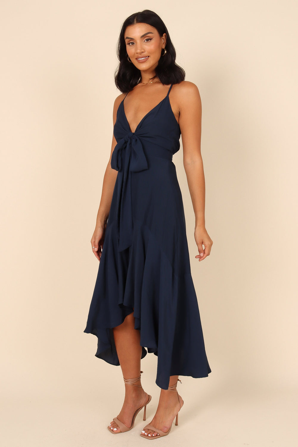 Mariana High Low Dress - Navy - Petal & Pup USA