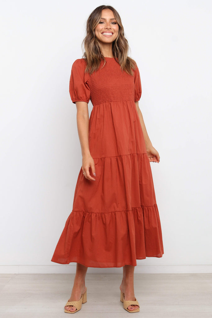 Minot Dress - Rust - Petal & Pup USA