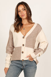 Arlette Textured Knit Sweater - Stone - Petal & Pup USA