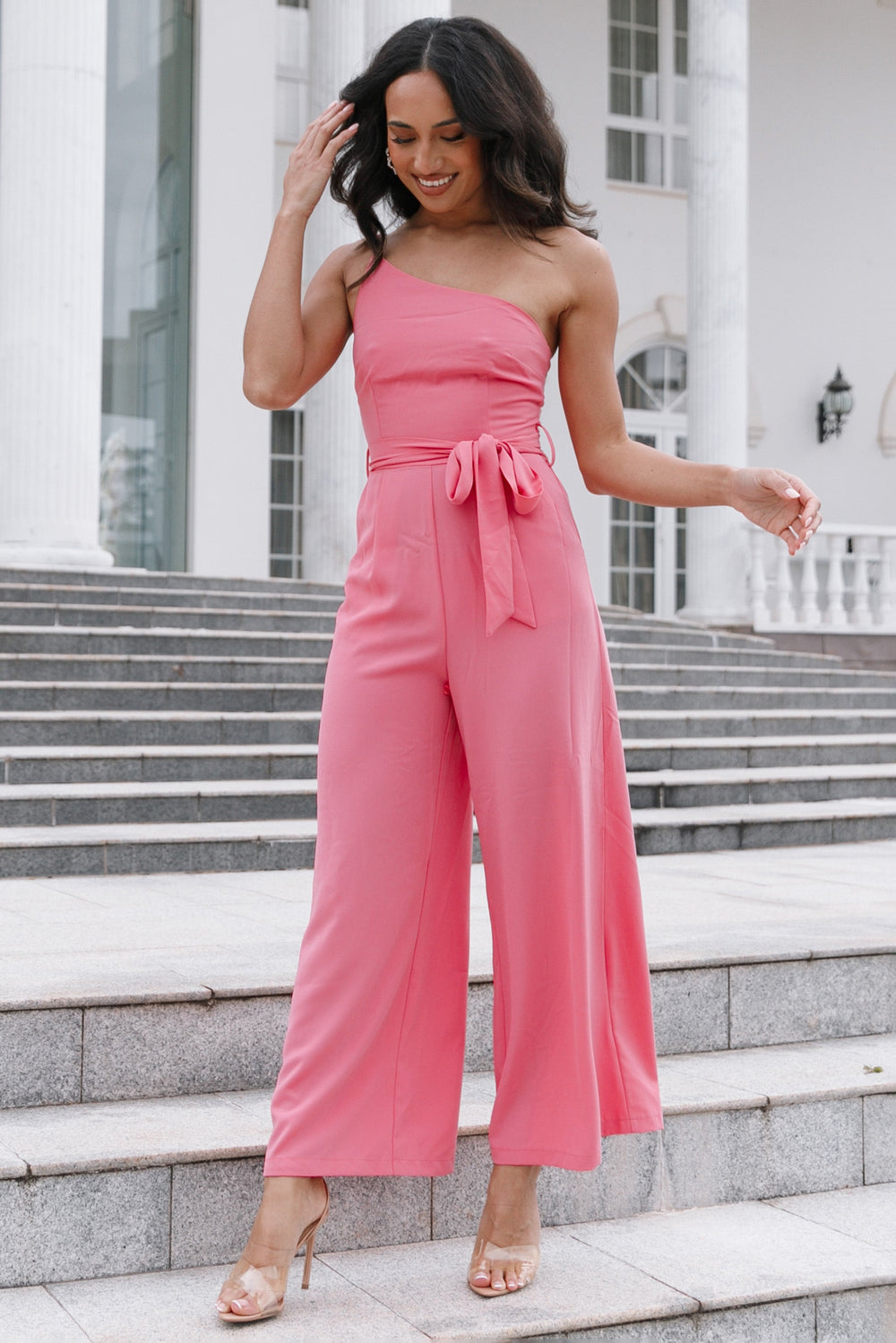 pink dress jumpsuit