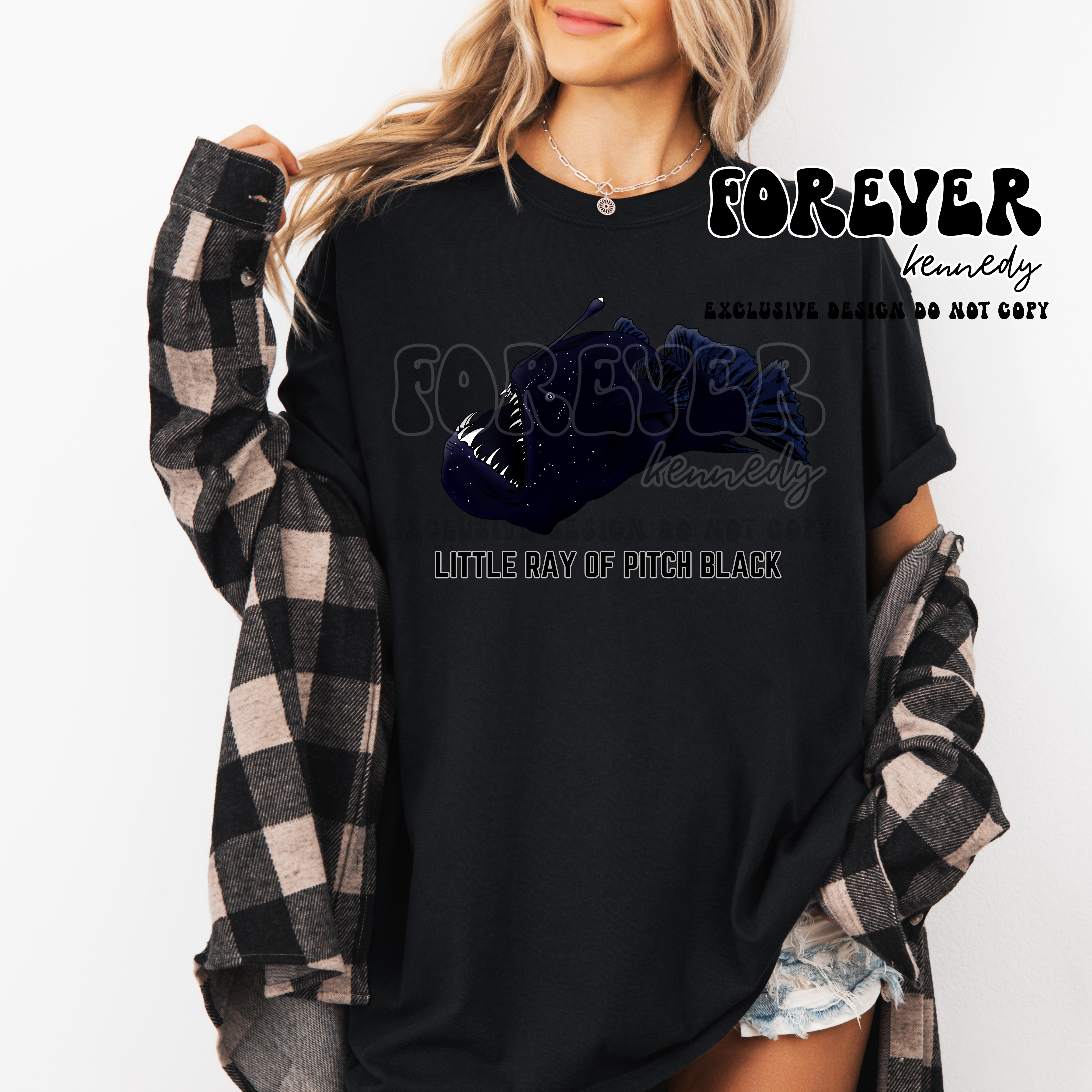 (MTO APPAREL) * CHOOSE STYLE: EXCLUSIVE DESIGN Anglerfish Little ray of pitch black
