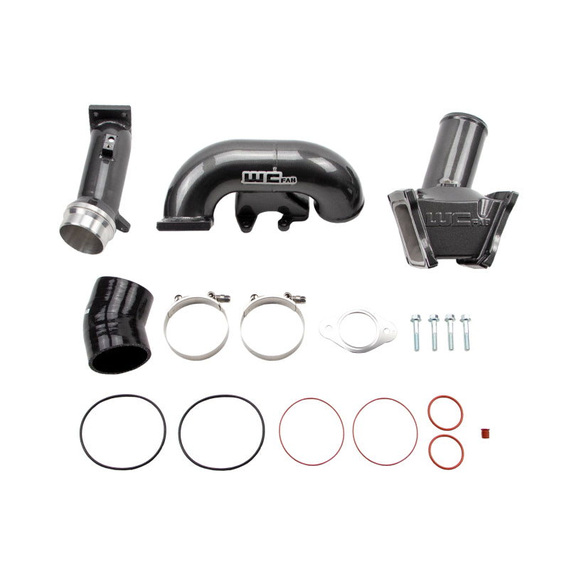 Wehrli WCF100163-GB FITS 2006-2007 LBZ Duramax High Flow 3in Y-Bridge Kit- Gloss Black