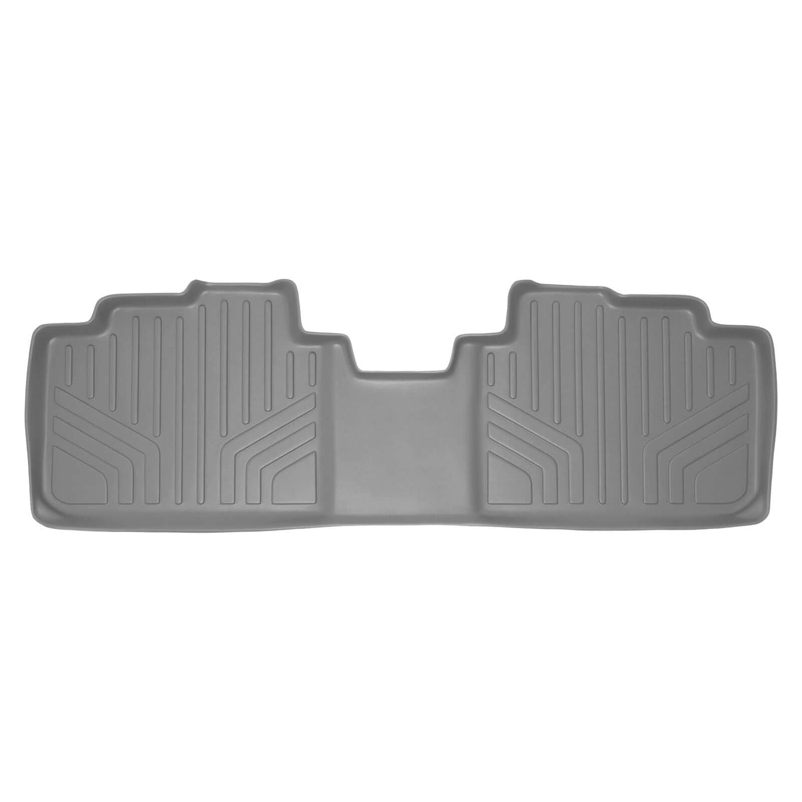 SMARTLINER Custom Fit Floor Mats 2nd Row Liner Grey Compatible With 2010-2016 Cadillac SRX