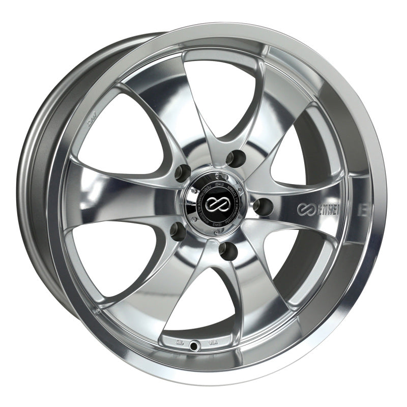 Enkei 482-290-7320MF - M6 Universal Truck & SUV 20x9 20mm Offset 5x127 Bolt Pattern 71.6mm Bore Mirror Finish Wheel