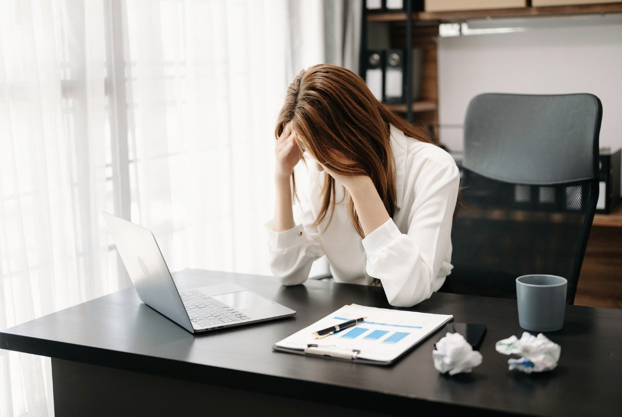 stressed woman