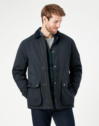 SRW Navy Showerproof Harrington Jacket