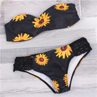 Sunflower Bandeau Bikini