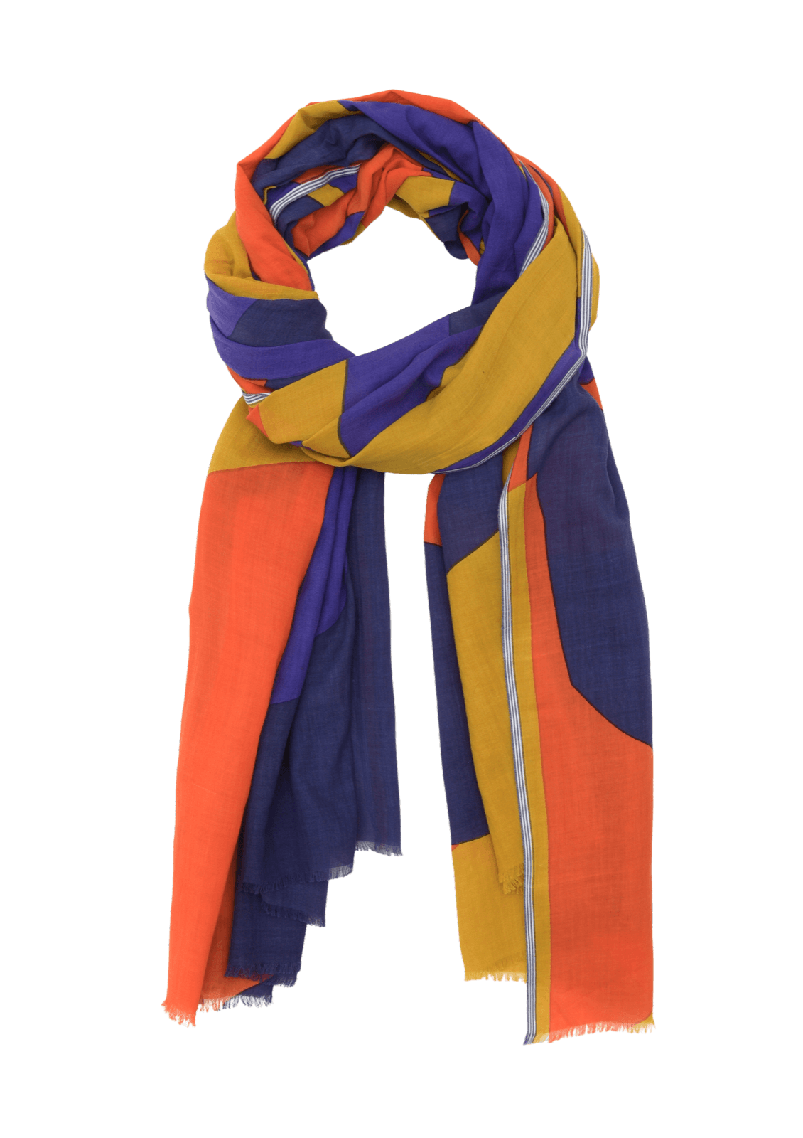 Scarf N°702 Blue Worker – Moismont