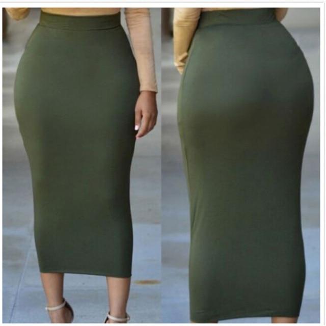 Women's Sexy Skinny Pencil Thick Skirt