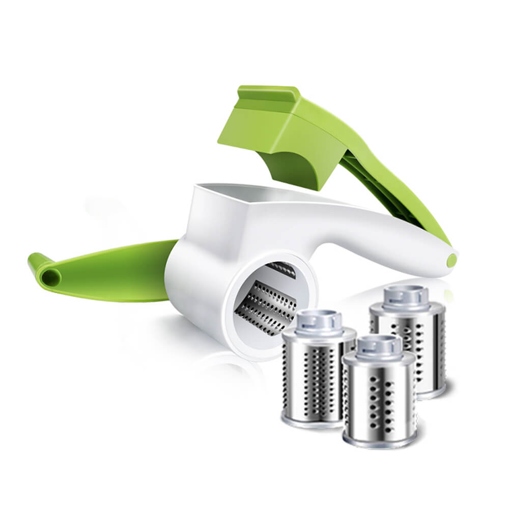 Rotary Cheese Grater with 5 Interchangeable Blades