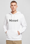 Blessed Herren Hoodie farbe Weiß