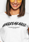 UBREAKABLE Damen Tshirt farbe White