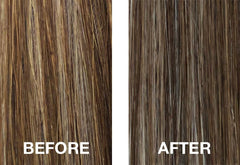 cool brassy highlights