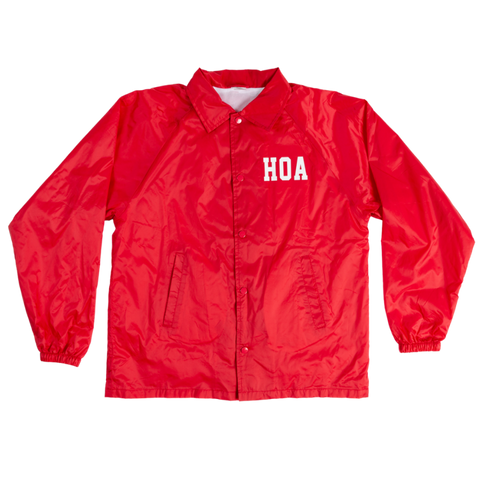 red coach jacket