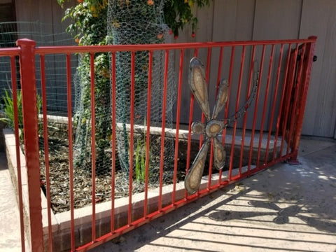 decorative metal handrail