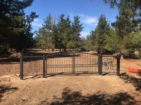 metal entryway gate