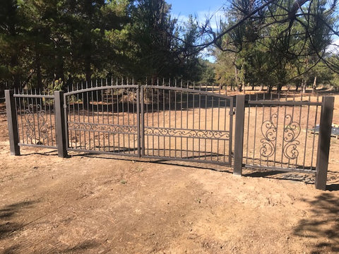 metal entry way gate