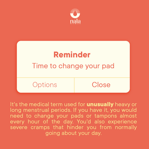 reminder to change pads - Nalawoman Inc.