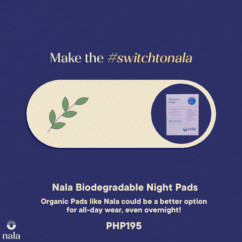 Nala biodegradable night pads - Nalawoman Inc.