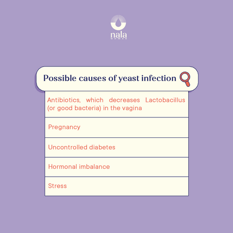 possible causes of yeast infection - Nalawoman Inc.