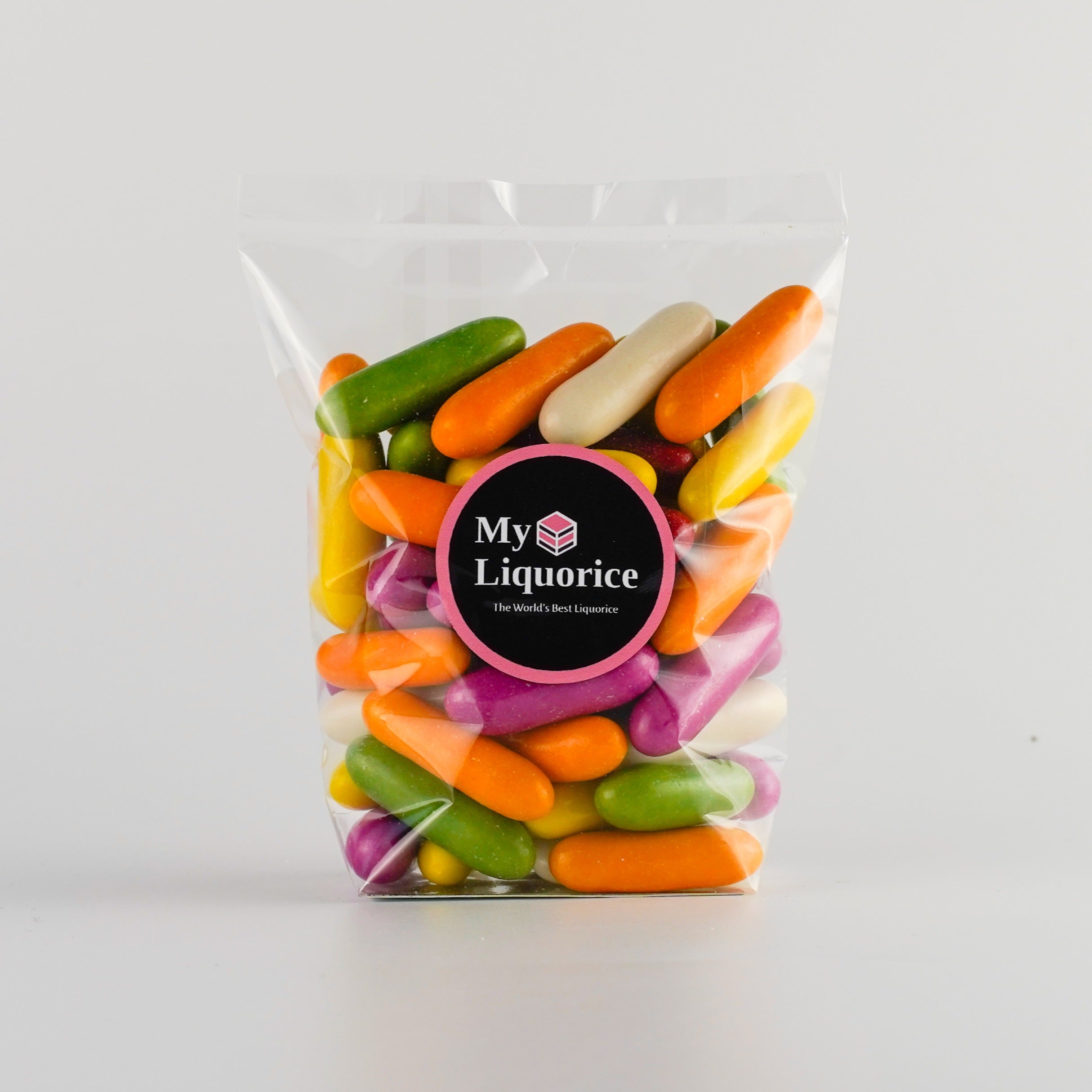 Comfits - sugar coated liquorice pieces - My Liquorice product image