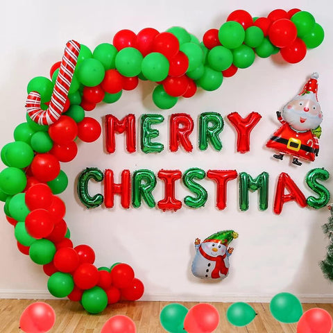 Red and Green Christmas Decoration Kit