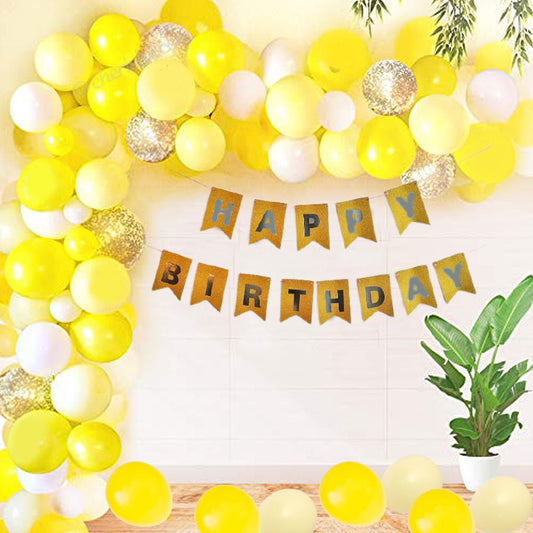 Bumble Bee Theme Balloon Decor DIY Kit (76 Pcs) – PartyDecor Mall