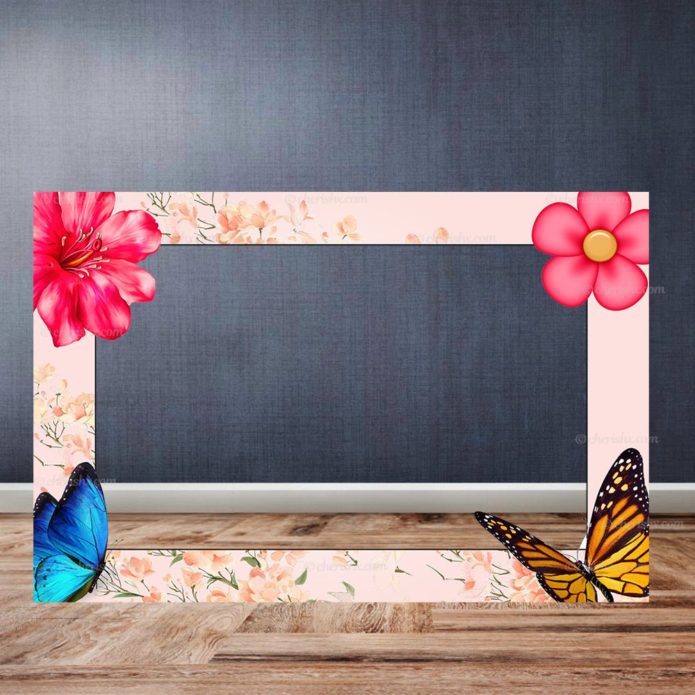 Butterfly Theme Personalized Kids Happy Birthday Photobooth Frame  freeshipping - CherishX Partystore – FrillX