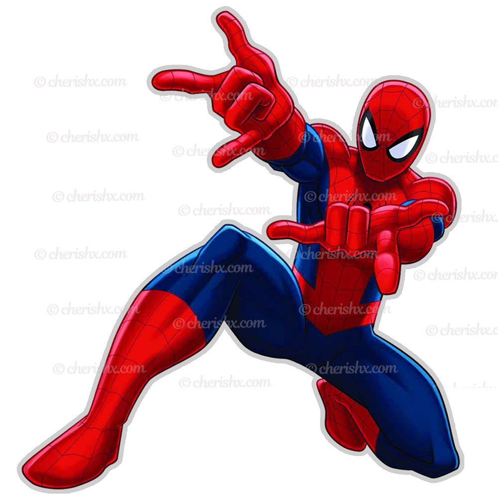 Spiderman Theme Kids Happy Birthday Cutout - Spiderman freeshipping -  CherishX Partystore – FrillX