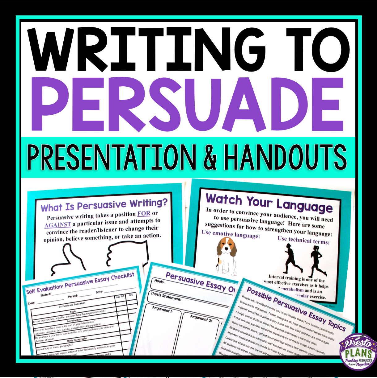 persuasive writing presentation