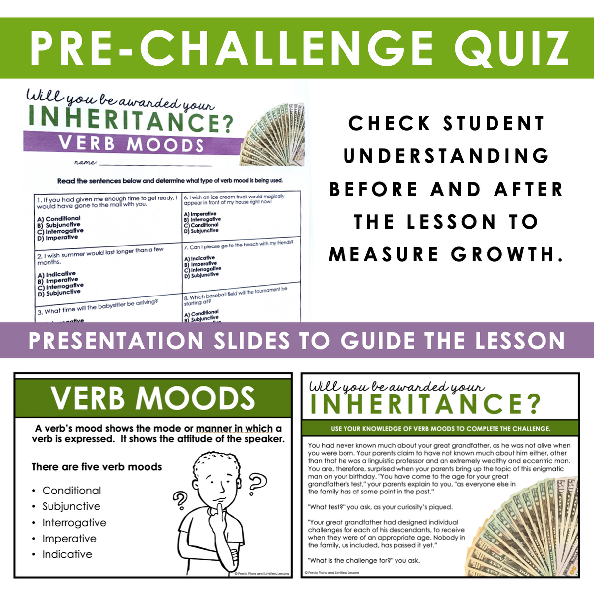 verb moods interactive activity