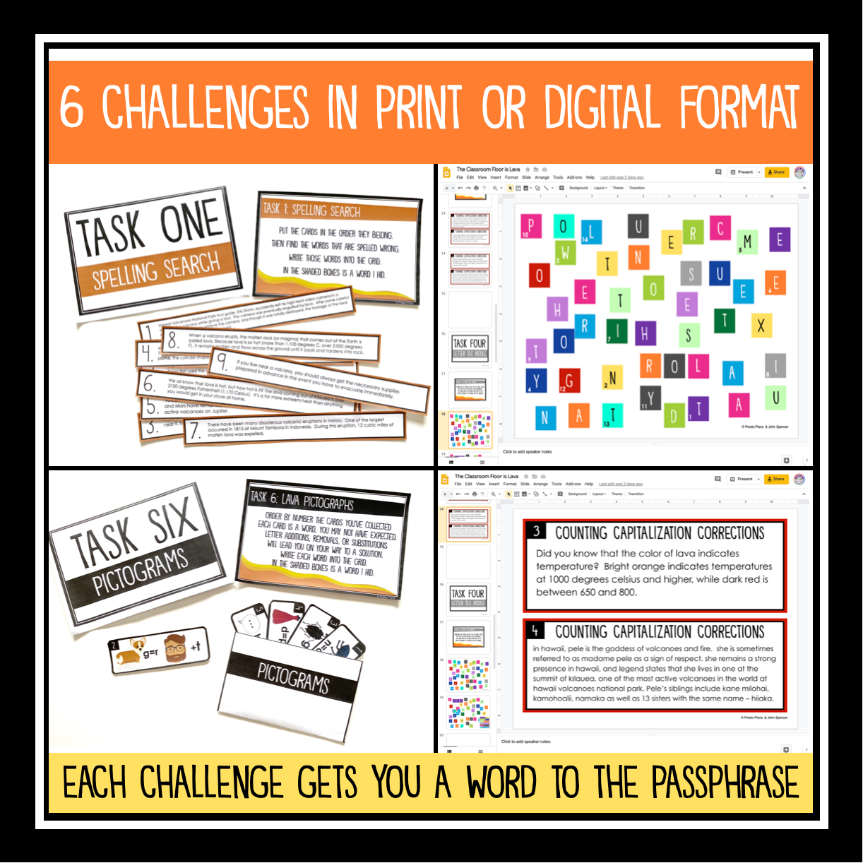 End Of The Year Escape Room Print And Digital Bundle The Classroom Fl Presto Plans