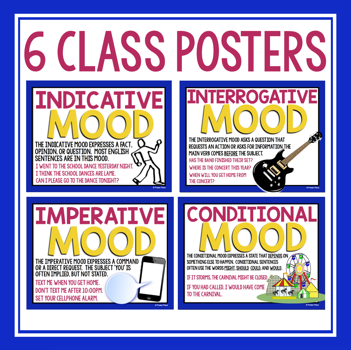 Moods In Verbs Worksheets