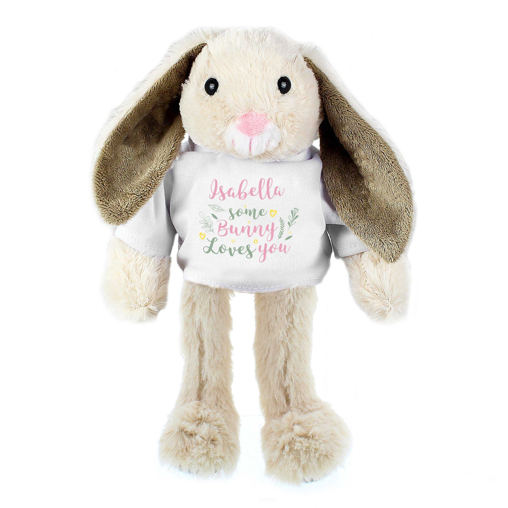 personalised easter bunny soft toy