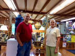 John Dietrich and Diane McNeil owners of Ellison Bay Pottery in Door County WI