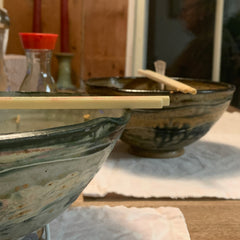 Handmade cereal bowls
