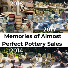 Images of past pottery seconds sales