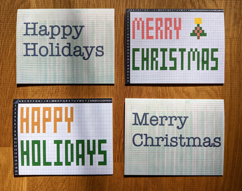 Accounting themed holiday cards