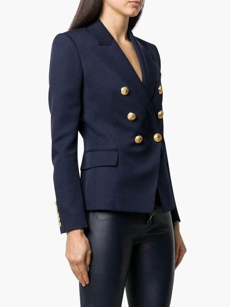 Double-Breasted Navy Blazer | Glory Connection