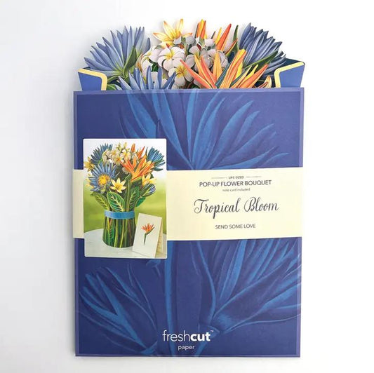 Nantucket Hydrangeas Pop-Up Bouquet Card