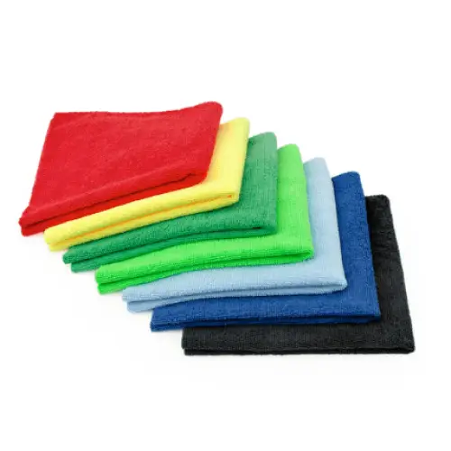 The Rag Company (10-Pack) 16 in. x 16 in. Professional Edgeless 365 GSM Premium 70/30 Blend Metal Polishing & Detailing Microfiber Towels The Miner