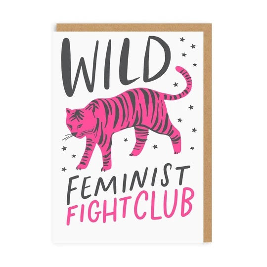 Wild Feminist Fight Club Card