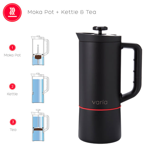 moka pot/ kettle/ tea