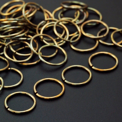Oxidized Jump Rings