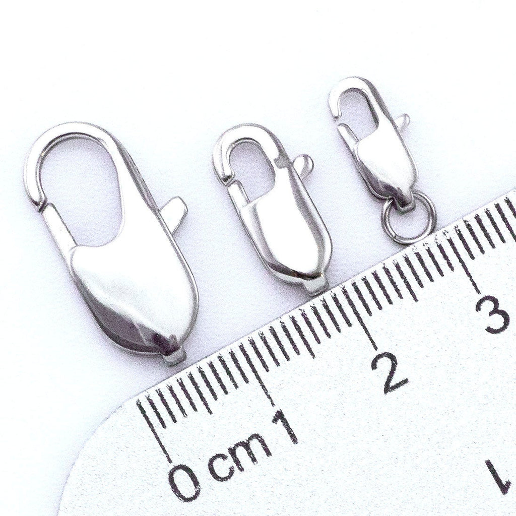 LOBSTER CLAW Clasps 13x8mm Stainless Steel