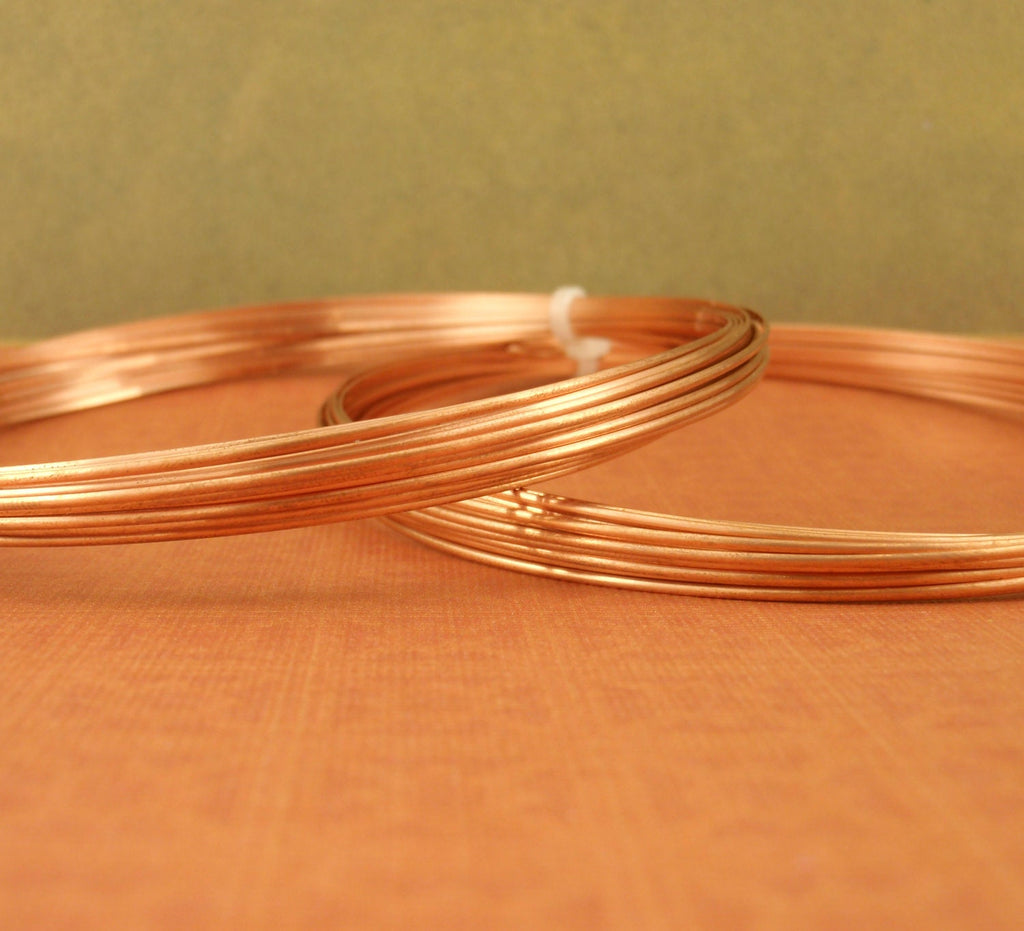 Twisted Half Round Copper Wire - 100% Guarantee YOU Pick Gauge 6, 8, 1 –  Creating Unkamen